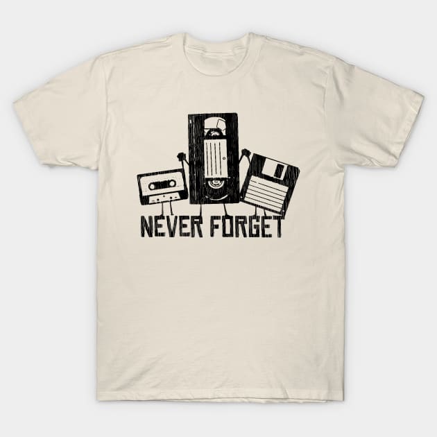 Never Forget 90s Vintage T-Shirt by citkamt